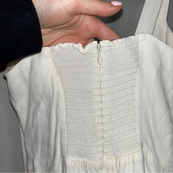 Reformation Sarabeth Dress White Fringe - Picture 7 of 9